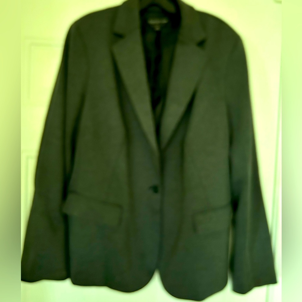 Charcoal Gray Cotton Blazer